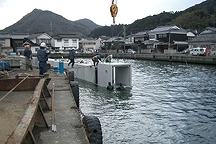 カルバートの海中施工